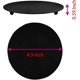 thumbnail image 2 of 2 black iron disc candle holders, aromatherapy candle base trays, Amazon disc candle holders, 2 of 3