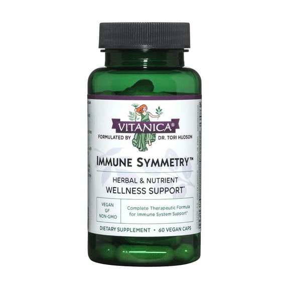Vitanica Immune Symmetry, Immune Support, Vegan, 60 Capsules
