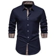 thumbnail image 2 of Men's Button Down Shirts Long Sleeve Formal,Dress Shirts for Men Designer Casual Button Down Shirts Long Sleeve Mens Dress Shirts Party Shirts Club Shirt, 2 of 9