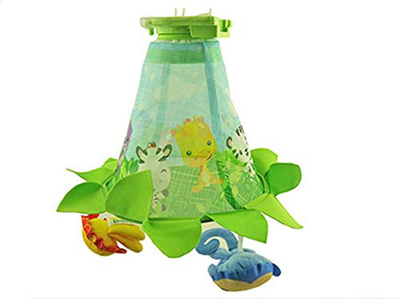 fisher price rainforest grow with me cot mobile