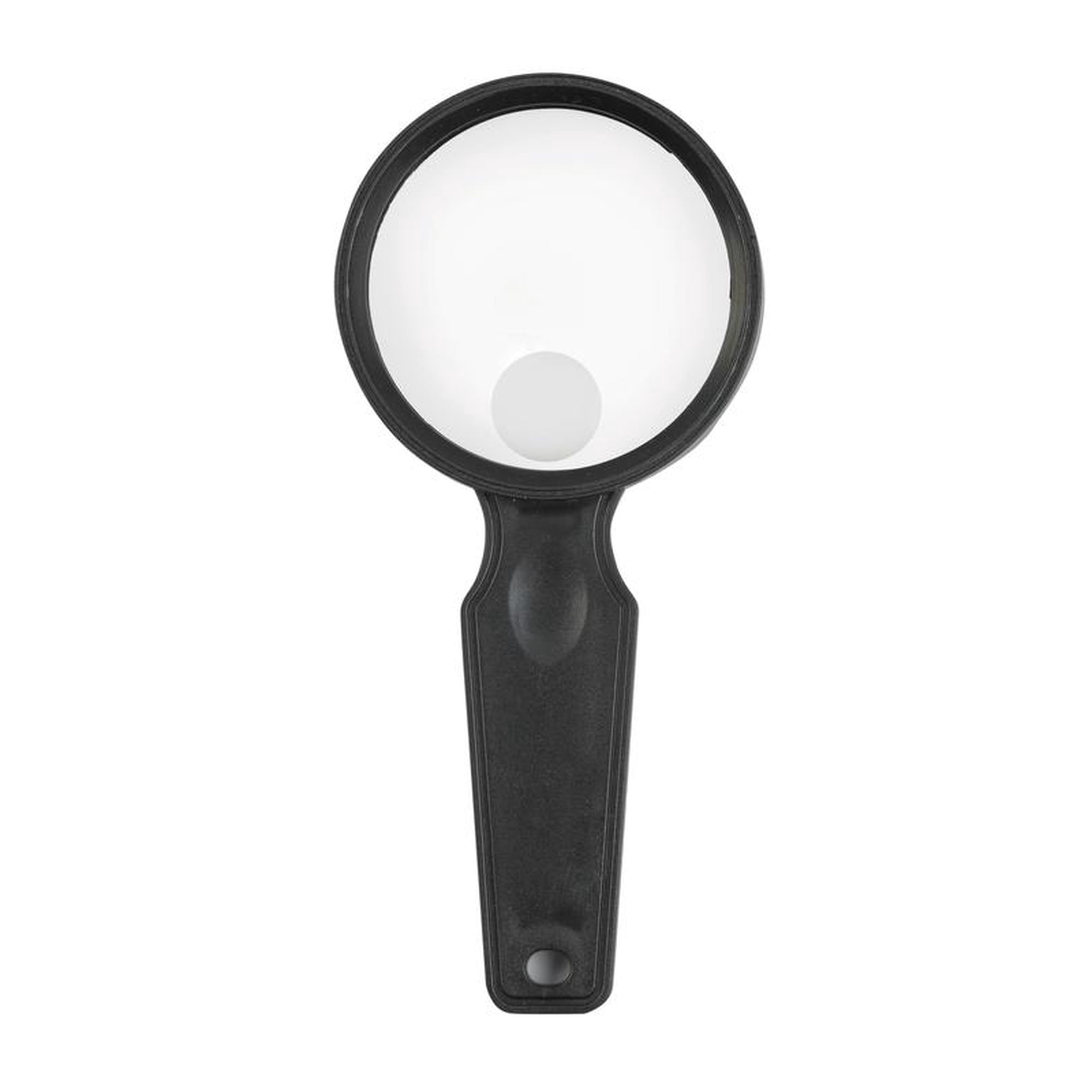 TheraCare 2.5X Handheld Magnifying Glass with 5X Spot Lens, Handheld Magnifier for Reading, Hobbies & Crafts, Scratch-Resistant, Lightweight, 2.75" Lens