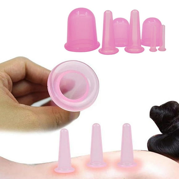 Juego de Ventosas Yinane Ventosas de masaje de silicona 7 piezas