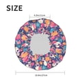 thumbnail image 4 of KLL colorful Skull flower daisy Pattern Shower Cap & Bath Cap for Women,Reversible Oversized Waterproof Shower Caps for all Hair Lengths,Elastic Reusable Bathing Hair Cap, 4 of 6