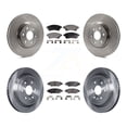 thumbnail image 1 of Transit Auto Front Rear Disc Brake Rotors and Ceramic Pads Kit for Car Cadillac SRX Saab 9-4X K8T-100867, 1 of 11
