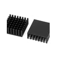 thumbnail image 2 of 5 Pcs Black Aluminium CPU Radiator Heatsink Heat Sink 25mmx25mmx10mm, 2 of 2