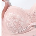 thumbnail image 5 of YWDJ Push up Bras for Women Bras Wireless Sleep Bras Adjustable Straps Half Cup Wrap Comfy Bras Padded Comfort Bras Lounge Bras Pink XL, 5 of 8