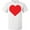 AA-White, variant on Inktastic Red Heart T-Shirt