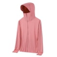 thumbnail image 4 of Summer Tops for Women Sun Shirts Jacket Zip Up Hoodie Long Sleeve Summer Ice Outdoor with Pockets, 4 of 6