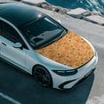 thumbnail image 4 of Uorisanigo Car Hood Cover Elastic Polyester Protectors Sunflower Pumpkin Automotive Hood Covers Suitable for Most Auto Sedans Trucks Pickup Sports Cars, 4 of 7