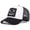 Black and White, variant on New Embroidered Smiley Face Baseball Cap Four Seasons Versatile Sun Hat Duckbill Cap