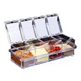 thumbnail image 1 of Juego de 4 Cajas de Condimentos JINMJMXG Frascos Transparentes para Cocina, 1 of 5