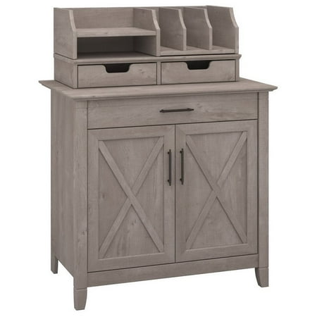 Pemberly Row Storage Cabinet In Washed Gray Walmart Com