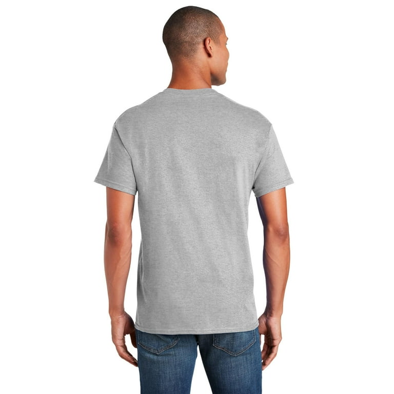 Mens Cotton Crew Neck Short Sleeve T-Shirts | Ash Color | (1-Pack