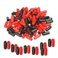 thumbnail image 1 of Unique Bargains 100pcs Rubber End Caps Cover Assortment 3/16 inch Screw Thread Protector for Screw Bolt Black Red, 1 of 5