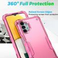 thumbnail image 3 of Dteck for Samsung Galaxy A13 5G Case, Galaxy A13 Case with 2 in 1 Heavy Duty Shockproof Dual Layer Rubber Drop Protection Tough Hybrid Bumper Rugged Phone Case for Galaxy A13/A13 5G 6.5 inch,Pink, 3 of 4