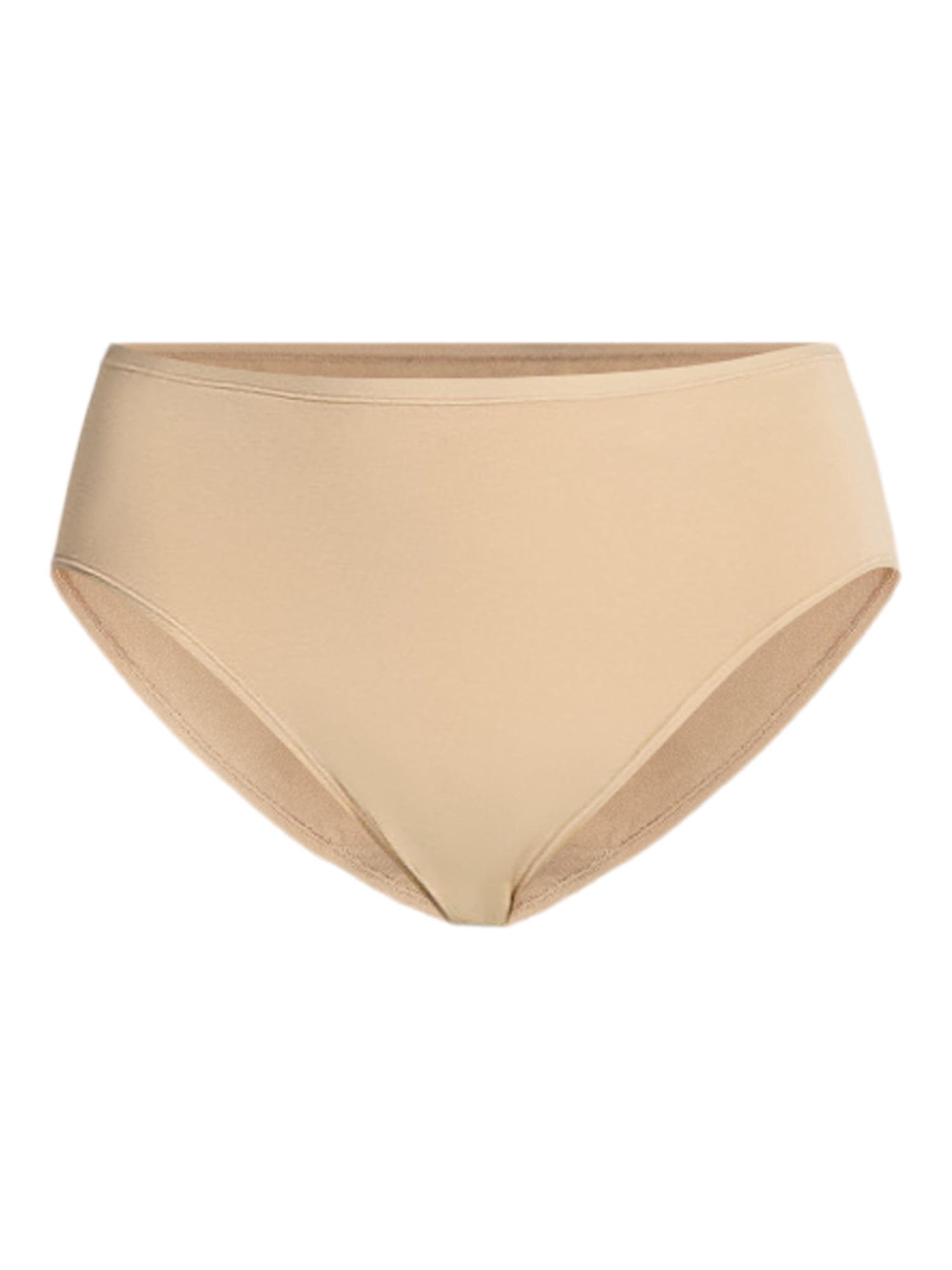 Joyspun Women's Plus Cotton-Blend Hipster Panties, 3-Pack, Sizes 1X-5X
