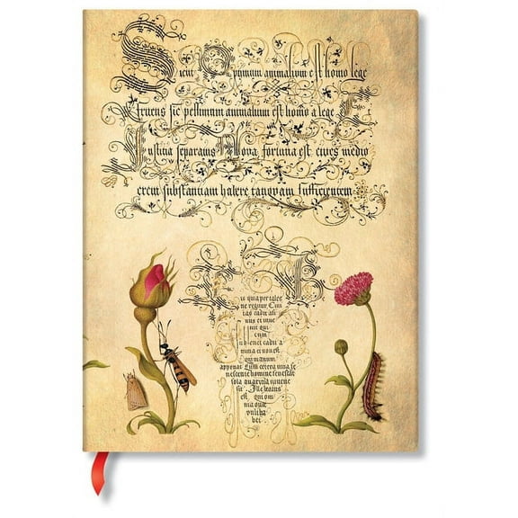 Flemish Rose Ultra Lined Hardcover Journal, 144pg, 120gsm by Paperblanks (Mira Botanica), (Hardcover)