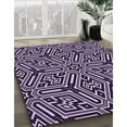 thumbnail image 2 of Ahgly Company Indoor Rectangle Patterned Bright Lilac Purple Area Rugs, 2' x 5', 2 of 6