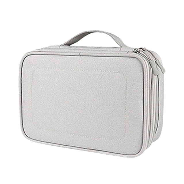 Estuche organizador de dispositivos electrónicos de viaje, multifuncional, para guardar cargadores y cables.