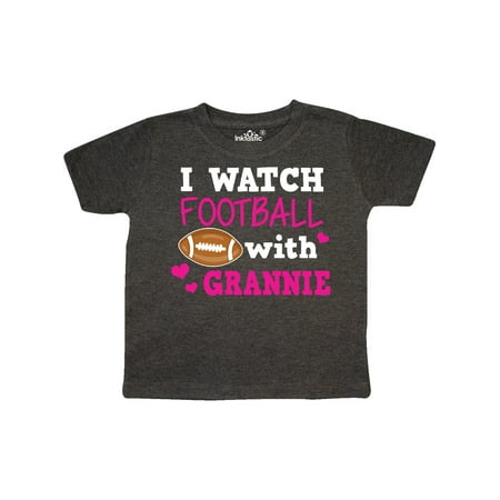 

Inktastic I Watch Football with My Grannie Gift Toddler Toddler Girl T-Shirt