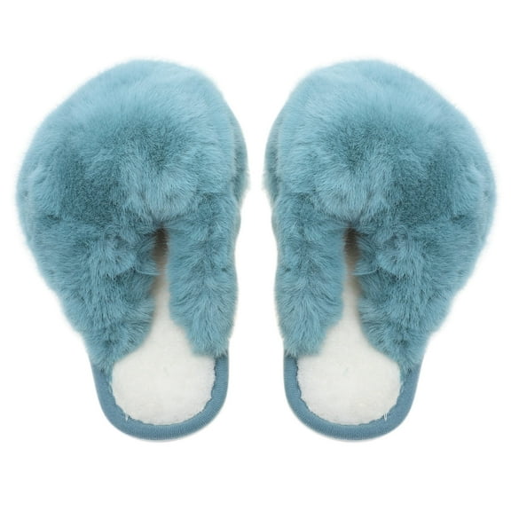 ELAYARD Soft Slippers 1 Pair Warming Indoor Footwear for Women Home Use