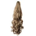 thumbnail image 1 of Peluca de cola de caballo rizada con garra, extensiones ligeras DIY, Clip a la moda para el cabello, elegante para fiestas temáticas de clubes, citas Granate, 1 of 9