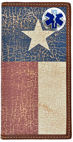 EMS STAR OF LIFE DISTRESSED AMERICAN FLAG WOOD 4 KEY HANGER HOLDER USA MADE