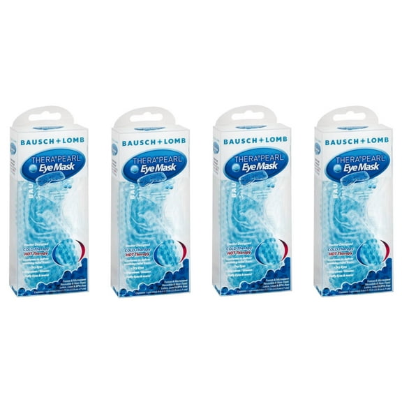 Bausch & Lomb Therapearl Cold & Hot Eye Mask 1 ea (Pack of 4)
