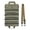 Color:Green, variant on Rolling Pouch Tool Organisers Bag with 4 Zipper Pockets Bag Multifunctional Tool Storage Professional Roll Organizer