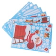 thumbnail image 2 of Calcomanías De Navidad, Colores Brillantes Patrones Lindos Pegatinas De Navidad Respetuoso Con El Medio Ambiente Fácil De Usar Para La Decoración Del Hogar ANGGREK Otros, 2 of 8
