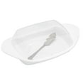thumbnail image 4 of Platón de Mantecilla, Caja de Mantecilla pp en forma de Barra+acero inoxidable multipósito duradero conpa para para el hogar para mantequilla para restaurante para queso, 4 of 7