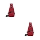 thumbnail image 1 of Minnieouse Paquete de bolsa duradera para senderismo y aventuras al aire libre - Bolsa de hombro a prueba de golpes e impermeable Bolsas para Vino 2piezas, 1 of 6