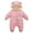 Pink, variant on Landzoo Baby Boys Girls Snowsuit Winter Clothes Winter Coat Bear Hooded Jacket Toddler Jumpsuit Coat Breathable Cute Baby Bodysuits 12-18 Months