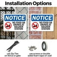thumbnail image 3 of (2 Pack) No Food Or Drink At Solder Station OSHA Notice Sign 18 Inch X 12 Inch Indoor / Outdoor Rust-Free Aluminum Metal Signs for Workplace, Workshop, and Construction Site, Made in, 3 of 8