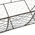 thumbnail image 2 of Mainstays Decorative Brown Chicken Wire Basket with Wood Handles. 12.2x8x7.28, 2 of 10