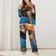 thumbnail image 2 of Balery Colorful Underwater Sea Turtle Conjunto de Pijama con Estampado para Mujer, Conjunto de Dos Piezas con Manga Larga, Ropa de Dormir Suave con Bolsillos, Pijamas Cómodos-X-Large, 2 of 7