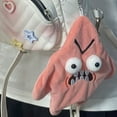thumbnail image 2 of Grumpy Starfish, Pink Kicking Starfish Plush Pendant, Funny Spoofing For Backpacks, Interactive Doll Ornament, Cute Schoolbag Pendant, Keychain, Suitable For Christmas, Halloween, Birthday Gifts, 2 of 6