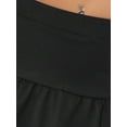 thumbnail image 5 of DARING DIVA Women's High Waist Lace Ruffle Y2K A Line Mini Skirts X-Small Black, 5 of 6