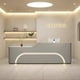 thumbnail image 2 of Executive Shop Reception Desk Office Retail Counter Premium Display Designs Reception Desk Mobile Meuble Caisse Furniture HDH My Lux Decor Round, 2 of 7