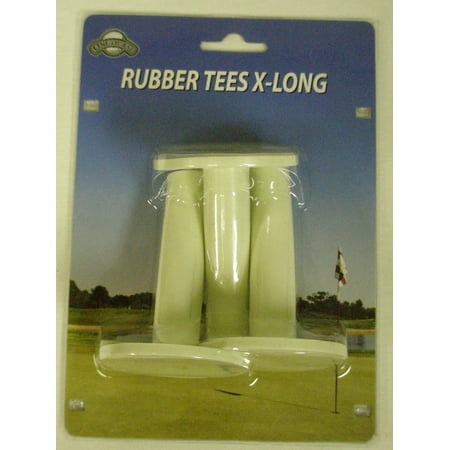 On Course Rubber Tees X-Long Size 3pk NEW (Golf Driving Mat Range
