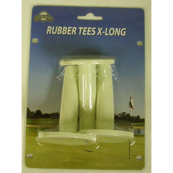 On Course Rubber Tees X-Long Size 3pk NEW (Golf Driving Mat Range Tee)