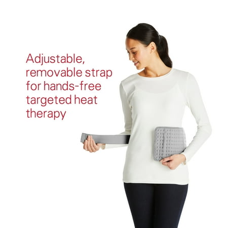 Sunbeam® GoHeat USB Powered Heating Pad, Light Gray