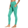 thumbnail image 2 of Twczz Womens Leggings with Pockets- High Waist Workout Tummy Control Stretch Yoga Pants Mint Green Size 3XL, 2 of 9