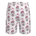 thumbnail image 6 of Kdxio Cute Poodle Dog Pattern Mens Casual Shorts - Drawstring Summer Beach Sports Shorts for Men, 6 of 9
