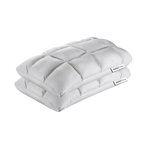 Dr. Pillow Dreamzie Layer Pillow stack inserts to achieve your perfect height & firmness. 2 pack