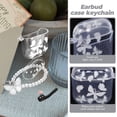 thumbnail image 4 of Raindrops Compact Transparent Earbud Case with Keychain for Convenient Carry and Protection, 4 of 8