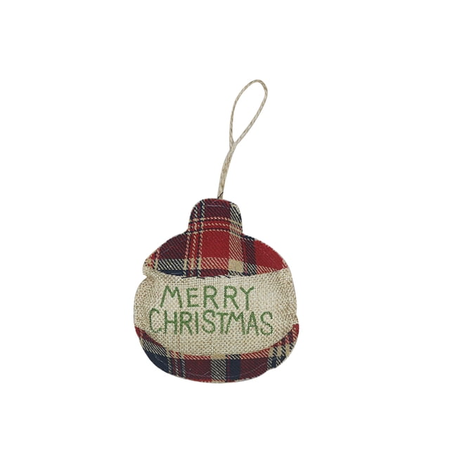 leyfeng Adornos navideños Lino Navidad/Vacaciones/Invierno País de las maravillas Decoración de fiesta Suministros de adornos Adornos de mesa Medias Sombrero de árbol para