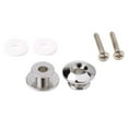 thumbnail image 2 of lionlar 2 Pieces Electirc Guitar Strap Locks Straplocks Buckle Instrument Pegs Parts Chrome, 2 of 9