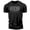 T-Shirt Black On Black, variant on Gymish Iron Workout T-Shirt for Men, Funny Gym Shirt, Lifting Tee, Deadlift Shirt, Men's Athletic Top, Warm Grey with Sleeve Logo, Small