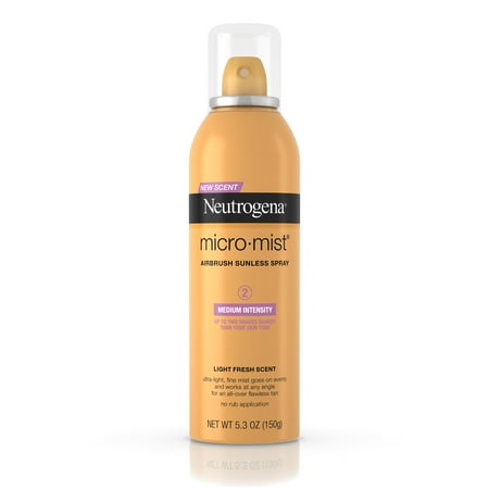 Neutrogena Micromist Airbrush Sunless Tan, Medium, 5.3 Oz.